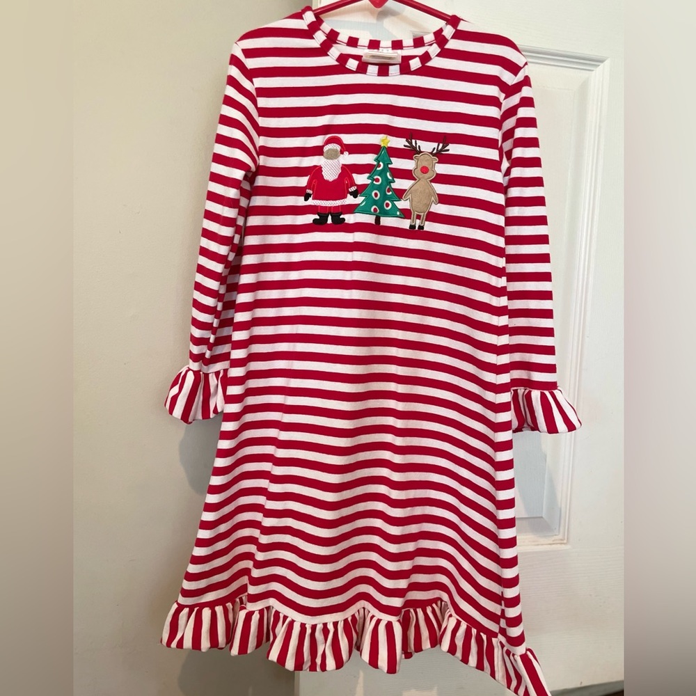 Honeydew kids clothing boutique girls size 7 Christmas dress EUC